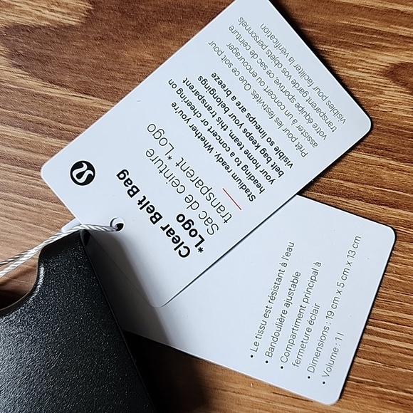 Lululemon NWT! "The Everwhere Clear Belt Bag" - Picture 9 of 16